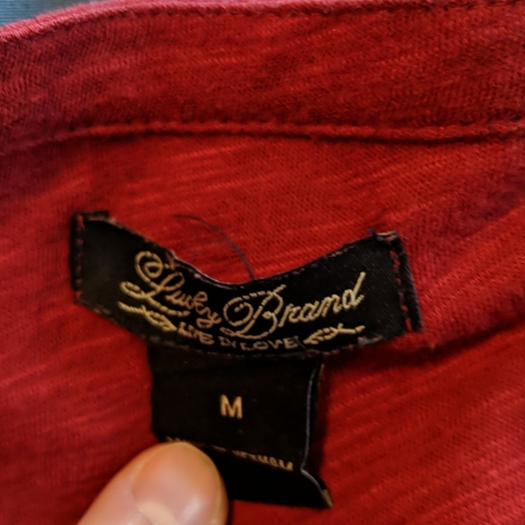 EUC Lucky Brand top sz M - Picture 3 of 8